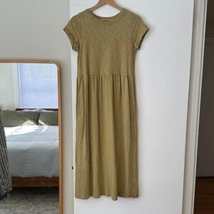 Universal Thread Olive Green 100% Cotton Midi Dress Size XS